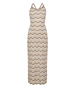 Abito chevron lamé