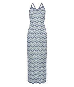 Abito chevron lamé