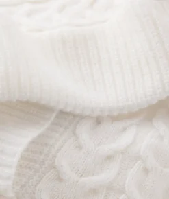 Balaclava con intreccio in Cashmere Ultrasoft