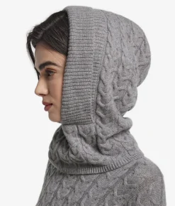 Balaclava con intreccio in Cashmere Ultrasoft