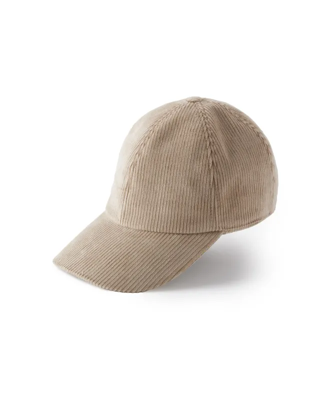 Baseball in velluto di cotone con interno in cashmere