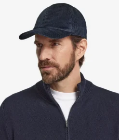 Baseball in velluto di cotone con interno in cashmere