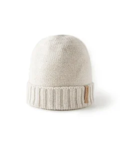 Berretto a coste in Cashmere Ultrasoft e paillettes