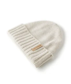 Berretto a coste in Cashmere Ultrasoft e paillettes