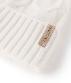Berretto con intreccio in Cashmere Ultrasoft