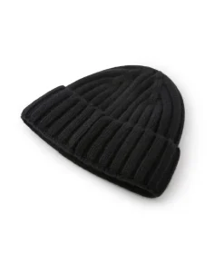 Berretto in cashmere con interno in seta