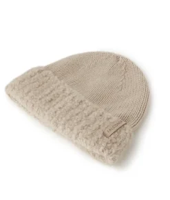 Berretto in Cashmere Ultrasoft e bouclè