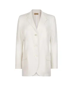Blazer in lino viscosa