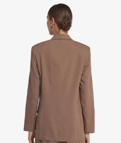 Blazer in lino viscosa
