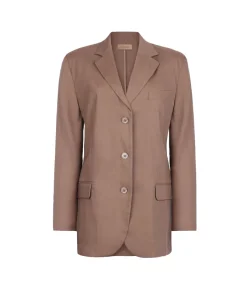 Blazer in lino viscosa