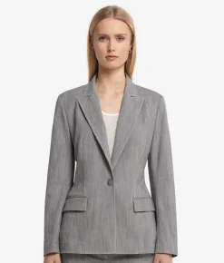 Blazer monopetto in cotone