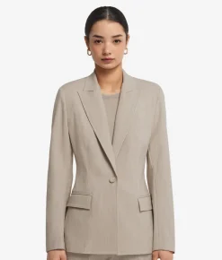 Blazer monopetto in cotone