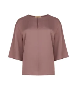 Blusa in raso opaco