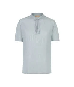 Blusa in seta e cotone