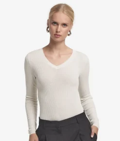 Body a costina in Cashmere Ultrafine
