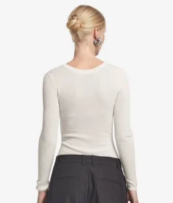 Body a costina in Cashmere Ultrafine