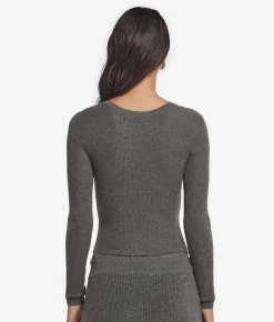 Body a costina in Cashmere Ultrafine
