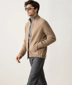 Bomber reversibile in Cashmere Ultrasoft
