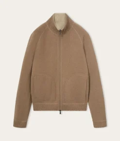 Bomber reversibile in Cashmere Ultrasoft