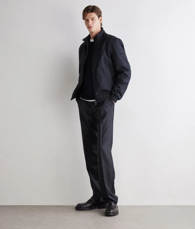 Bomber tecnico in cotone cashmere