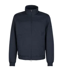 Bomber tecnico in cotone cashmere