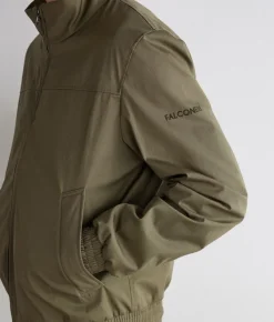 Bomber tecnico in cotone cashmere