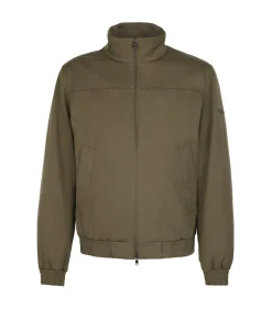 Bomber tecnico in cotone cashmere