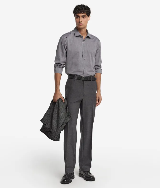 Camicia in cotone cashmere