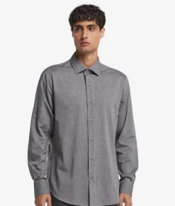 Camicia in cotone cashmere