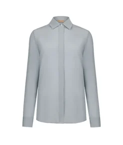 Camicia in seta con colletto