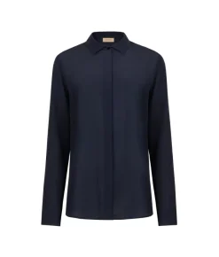 Camicia in seta con colletto