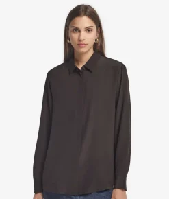Camicia in seta con colletto