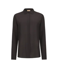 Camicia in seta con colletto