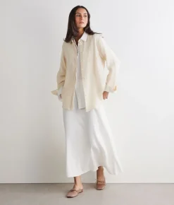 Camicia in seta con colletto