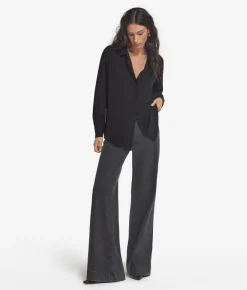 Camicia in seta con colletto