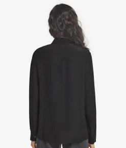 Camicia in seta con colletto