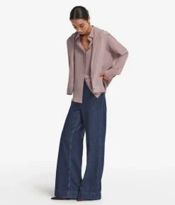 Camicia in seta con colletto