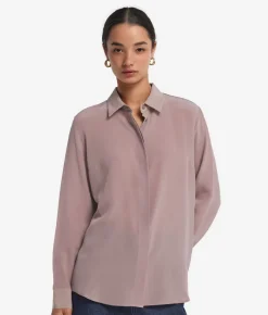 Camicia in seta con colletto