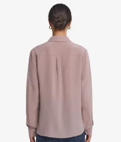 Camicia in seta con colletto