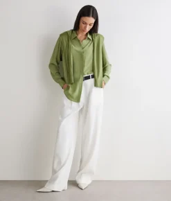 Camicia in seta con colletto