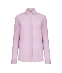 Camicia in seta con colletto