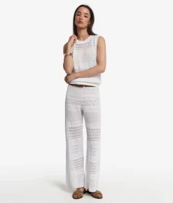 Canotta crochet in cotone