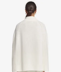 Cappa con zip in Cashmere Ultrasoft