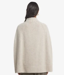 Cappa con zip in Cashmere Ultrasoft