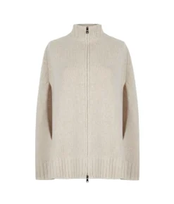 Cappa con zip in Cashmere Ultrasoft
