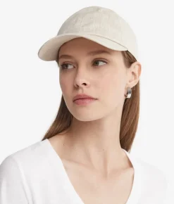 Cappello baseball in lino