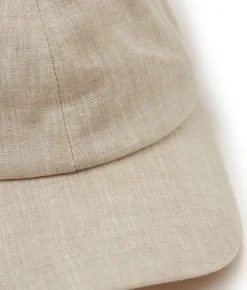 Cappello baseball in lino
