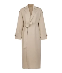 Cappotto lungo con cintura in Cashmere Ultrasoft