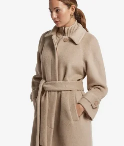Cappotto lungo in tessuto di cashmere