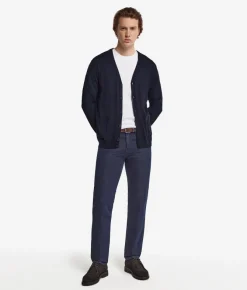 Cardigan con bottoni in Cashmere Ultrafine